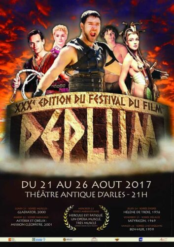 affiche XXX<sup>e</sup> Festival du film Peplum