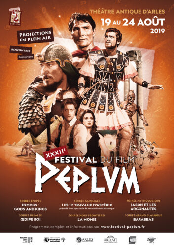 affiche XXXII<sup>e</sup> Festival du film Peplum