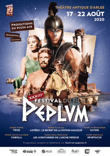 affiche XXXIII<sup>e</sup> Festival du film Peplum