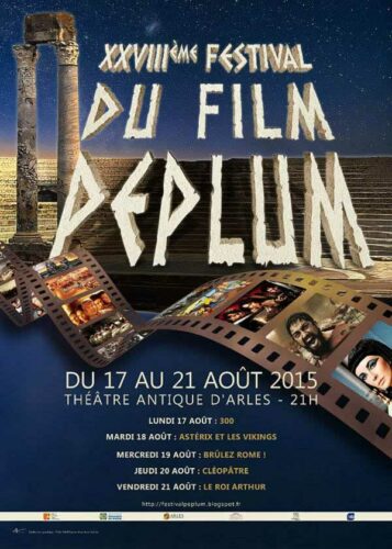 Affiche XXVIII<sup>e</sup> Festival du film Peplum