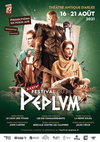 affiche XXXIV<sup>e</sup> Festival du film Peplum