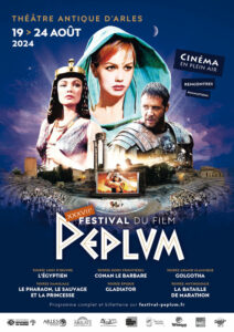 affiche XXXVII<sup>e</sup> Festival du film Peplum